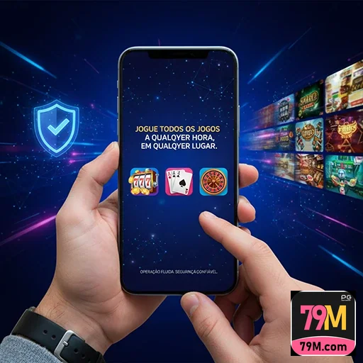 Tela de login segura no site oficial 79m.com