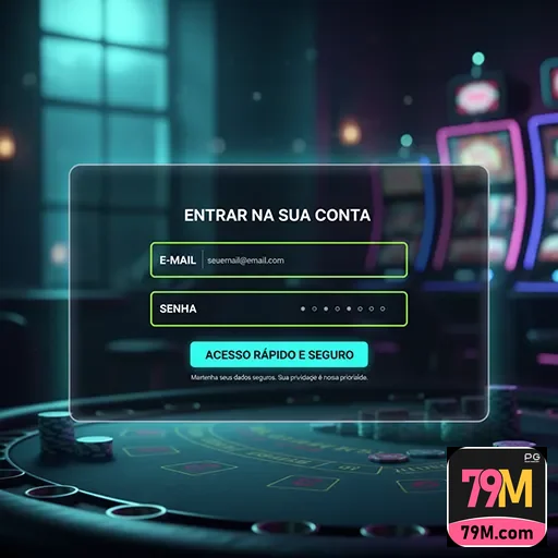 Login rápido no 79m.com pelo celular com continuidade