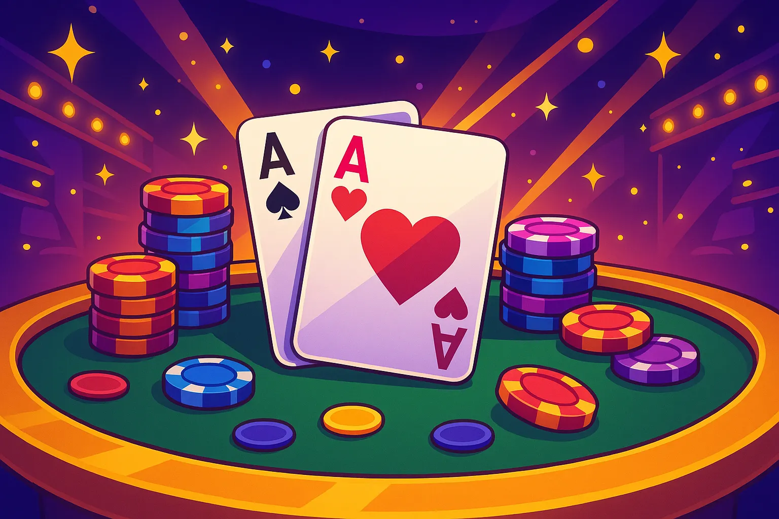 Blackjack Ao Vivo na 79m